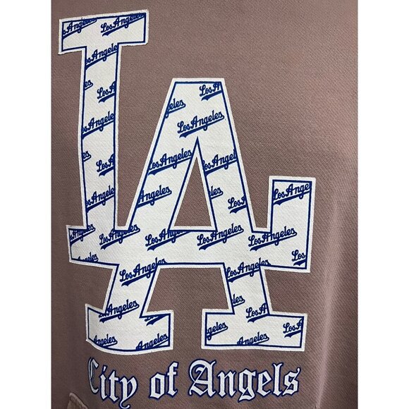 Lane Seven L/7 Los Angeles Dodgers Style City of Angels Logo Pullover Hoodie M - Picture 4 of 9
